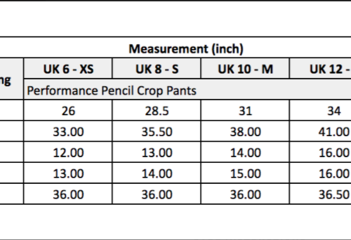 Performance Pencil Crop Pants Performance Pencil Crop Pants
