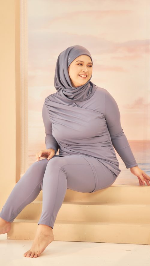 Gathered Swimwear (Deep Ocean) - Focus Gathered Swimwear (Deep Ocean) - Focus