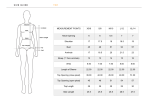 back pleated top measurement